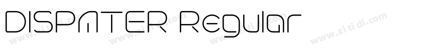 DISPATER Regular字体转换
